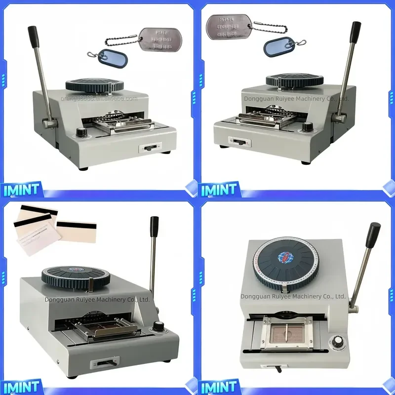Factory Wholesale Manual Plastic PVC Machine Hand Operated Embosser Date Number Code Indent Printer