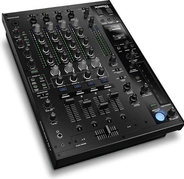 Authentic Denon DJ X1850 PRIME Professional 4-Channel DJ Club Mixer with Smart Hub