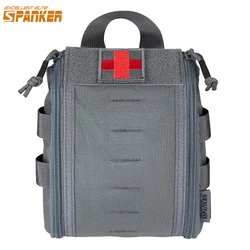 Bolsa táctica EDC para exteriores, bolso de cintura Molle, chaleco de caza, bolsa de herramientas de emergencia, bolsa portátil