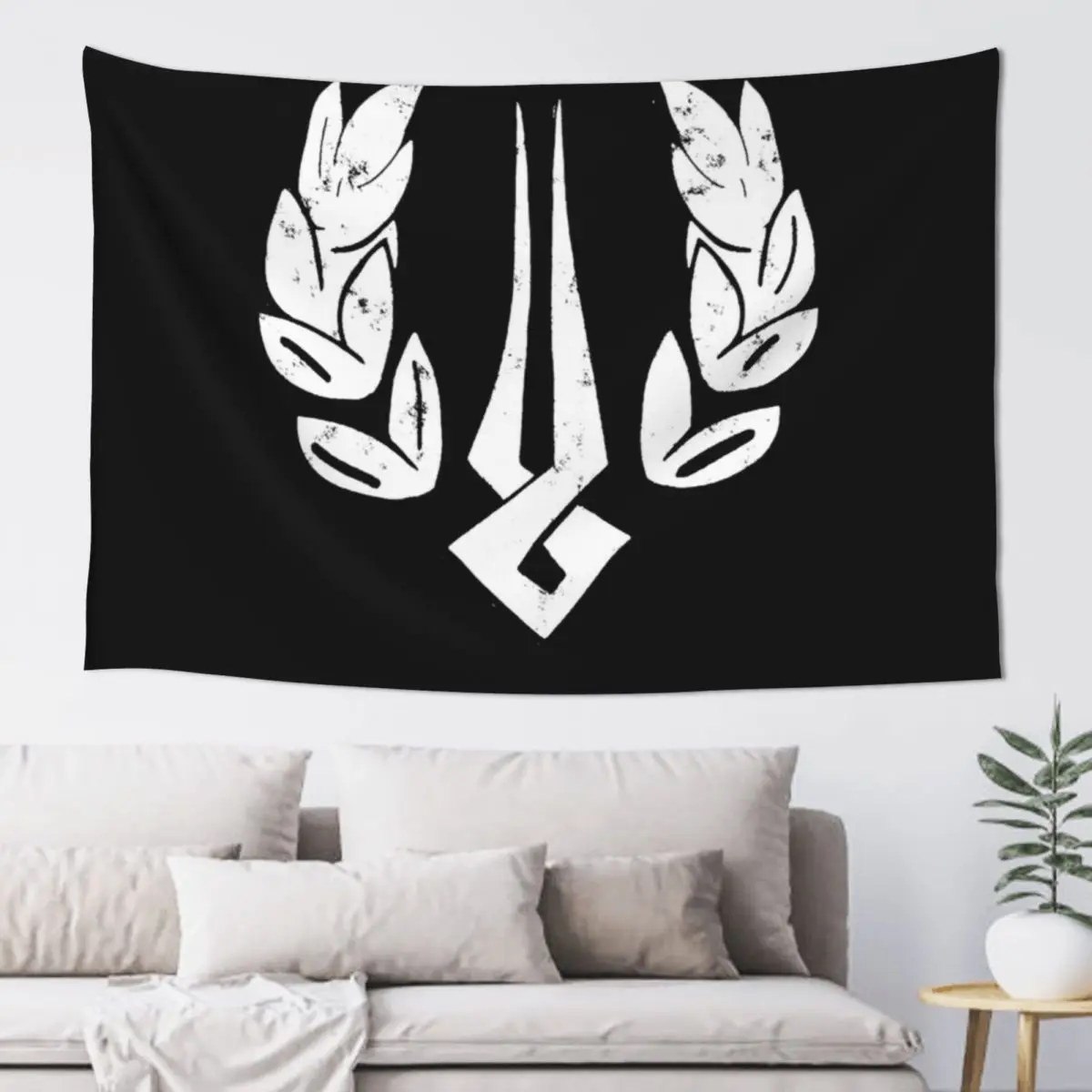 

Hades game distressed logo zagreus logo Tapestry Wall Decor Hanging Wall Hanging Decor Wall Carpet Decoration Tapestry