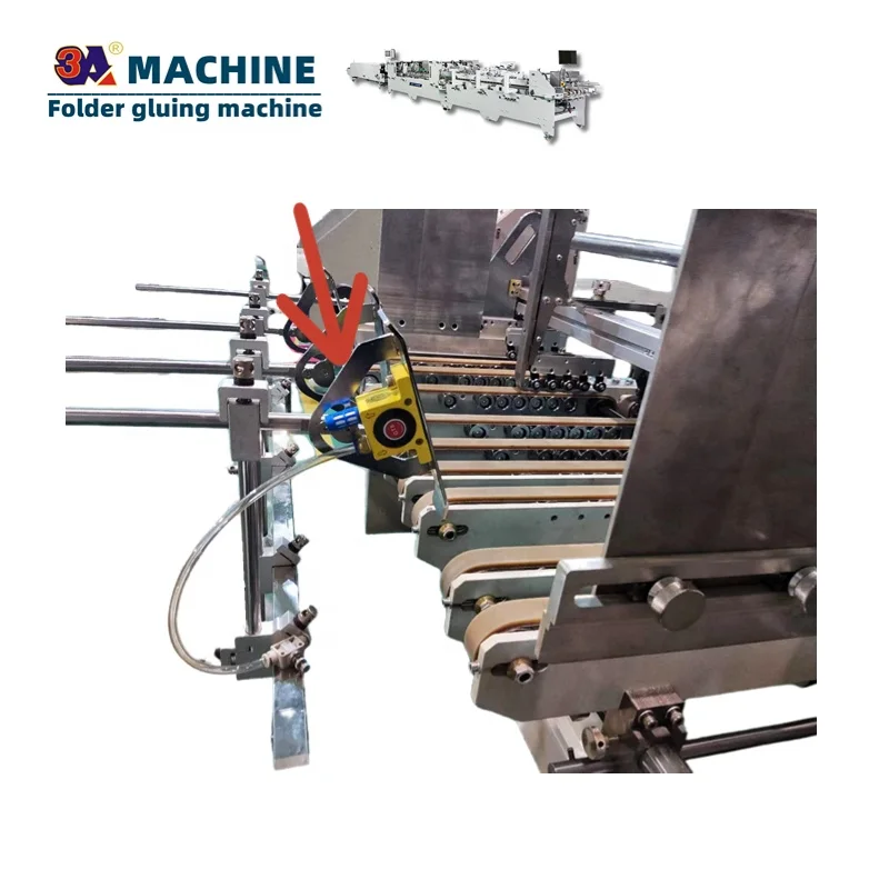 Automatic Box Folding Gluing Machine Accessories Pneumatic Vibrator Box Folder Gluer Paper Separation Metal Spare Parts Case