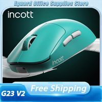 Incott G23V2 Mouse 029 G24 Mouse Three Mode 8K Fast Charge Hot Swap Wireless Gaming Mouse Customized Ergonomics PC Gamer Gifts