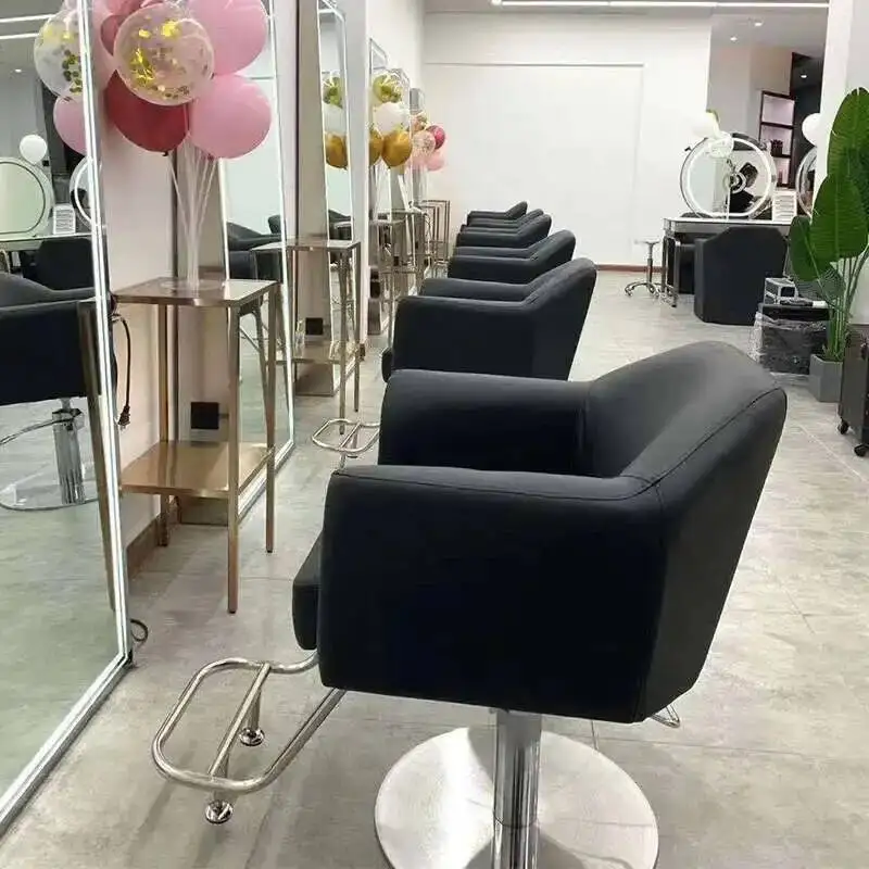 

Simplicity Hair Salon Barber Chair Adjust Hairdressing Stool Swivel Barber Chair Makeup Chaise Coiffeuse Beauty Furniture QF50BC