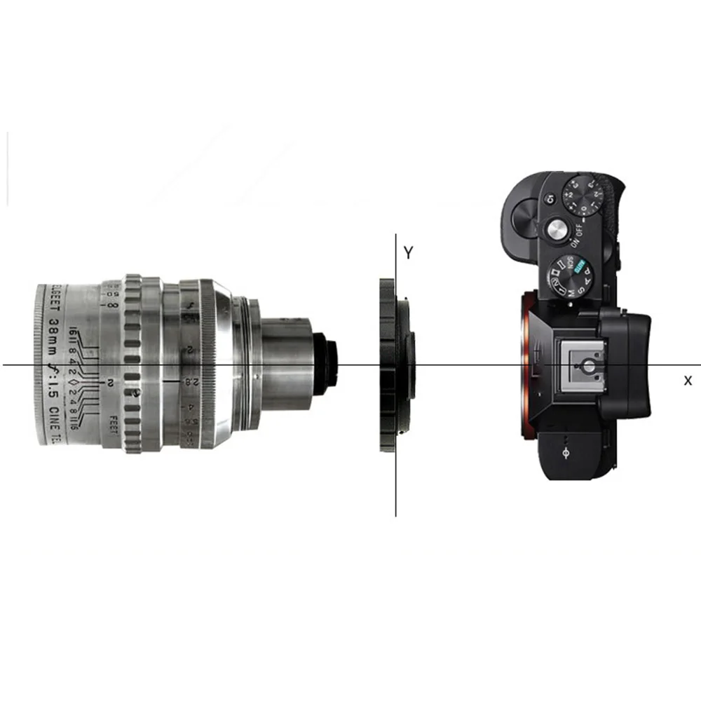 C-NEX 금속 렌즈 어댑터 링, C 마운트 CCTV 영화 렌즈, 소니 NEX-6 NEX-5N NEX-F3 NEX-7 A6500 A6300 A6100 A6000 A5100 카메라용