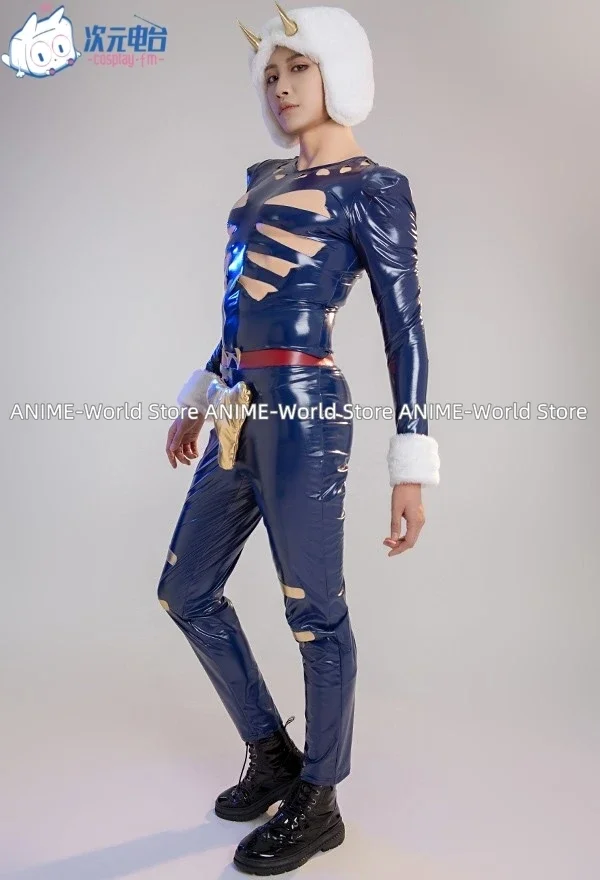 مجموعة تقارير الطقس للجنسين، ملابس تنكرية مجوفة وبنطلون مع قبعة