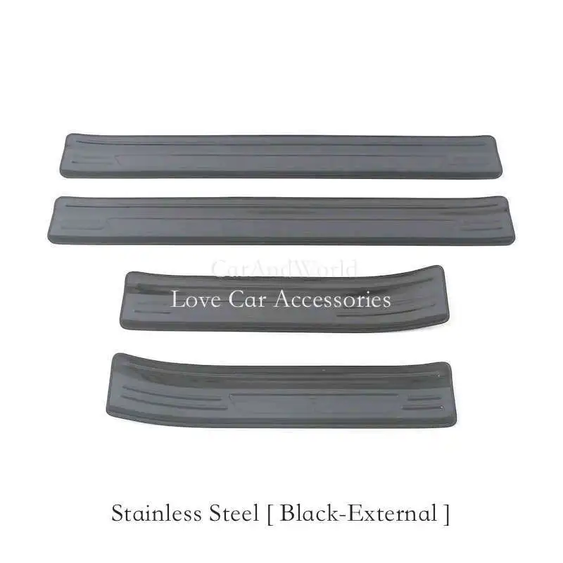 

Stainless Steel Door Sill Scuff Plate Pedal Protector Cover Garnish Trims Car Moulding Accessories For Honda CRV CR-V 2022 2023