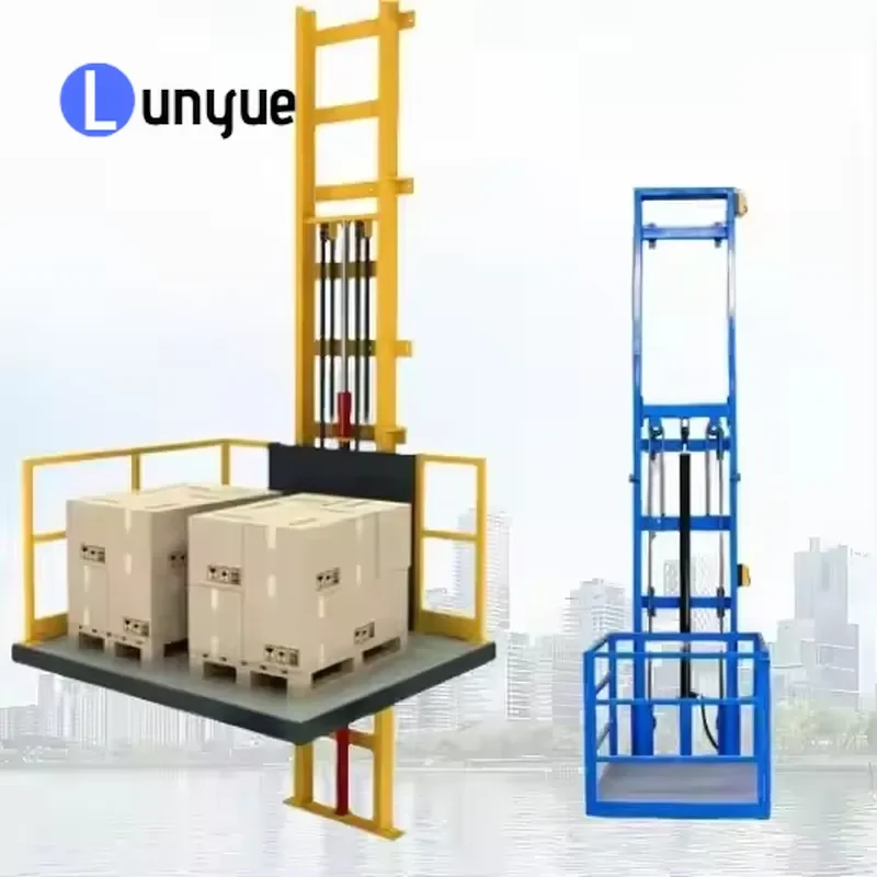 Electric Cargo Lift Vertical Freight Elevator for Small Warehouse Heavy Duty Lifting Platform Factory Direct Sale Space