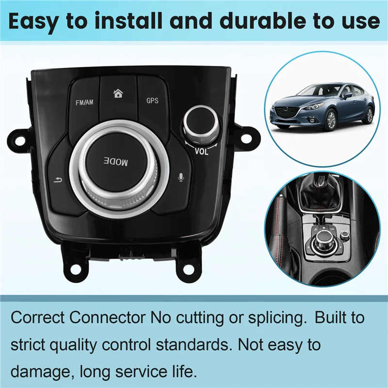 AB12-Car وحدة التحكم التبديل الملاحة سطح الإطار وحدة التحكم زر لمازدا 3 Axela 2014-2019 BHN1-66-CM0C