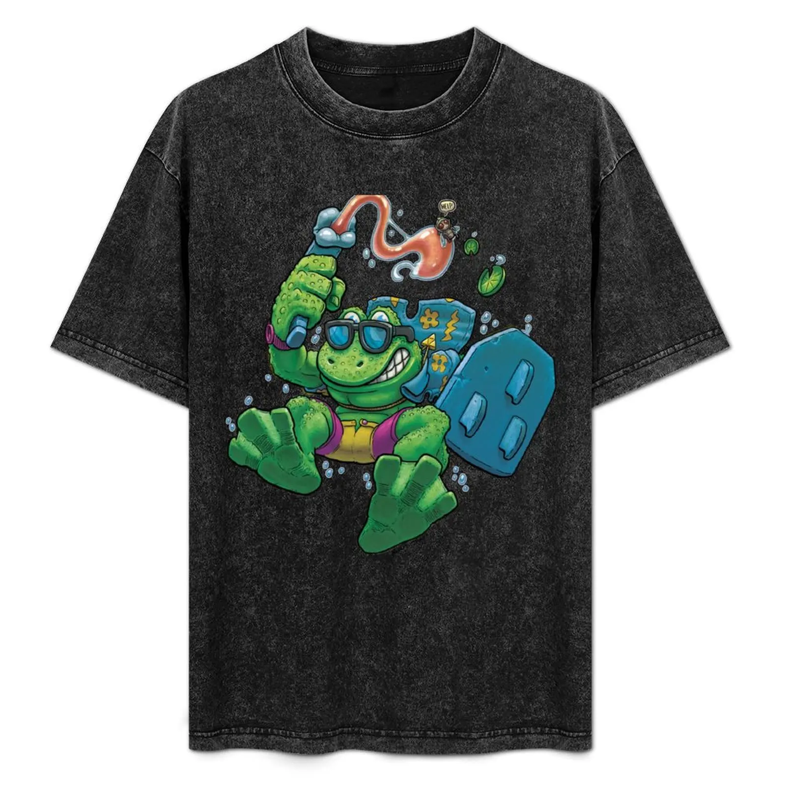 

Genghis Frog T-Shirt croswit shirt man shirts graphic tee anime stuff mens graphic t-shirts hip hop