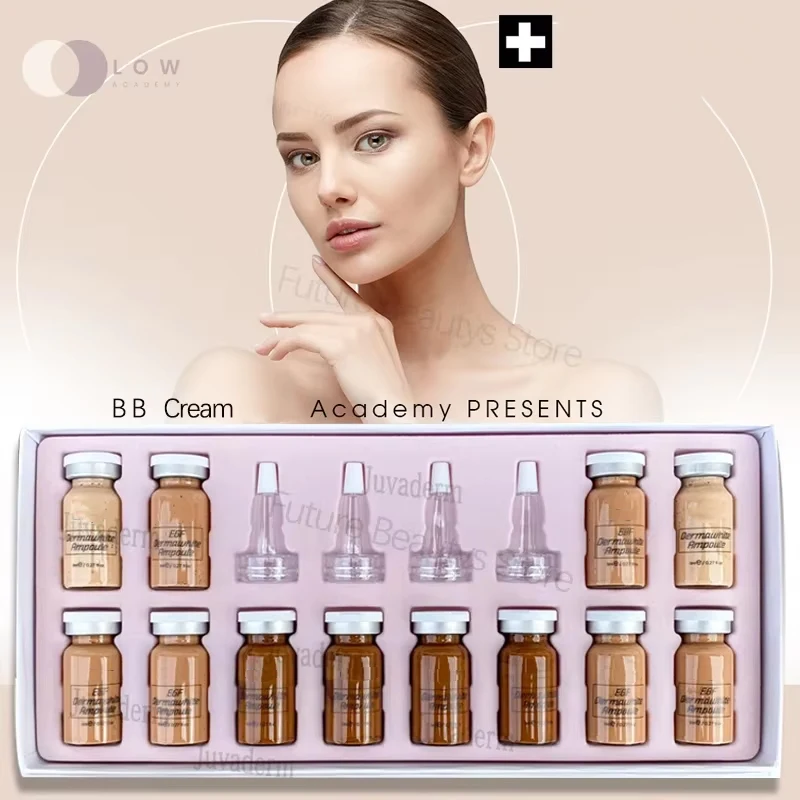 Korea 8ml BB Cream Serum Starter Kit CC Whitening Foundation Cream Facial Essence Skin Booster Repair Skin Care Beauty
