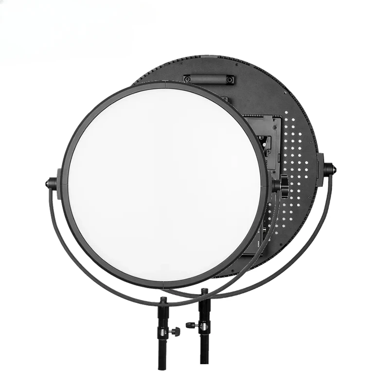 ToliNuremberg-Éclairage de Studio à Lumière Douce, Panneau Rond LED, Haute Puissance, 200W, pour Photographie de Film, Prise de Vue, Télécommande ou DMXorg