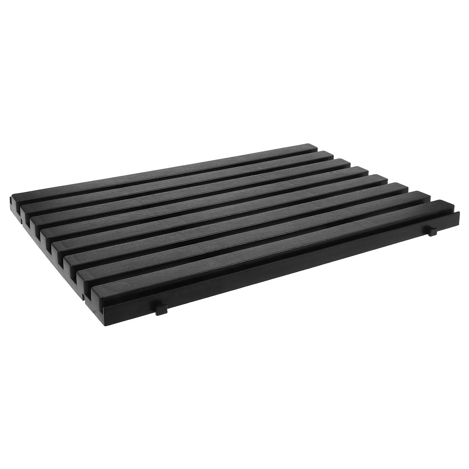 Cooler Cabinet Display Tray Wood Grain Effect Anti Slip Freezer Display Board with Legs for Retail Fresh Produce Fruit Vegetable