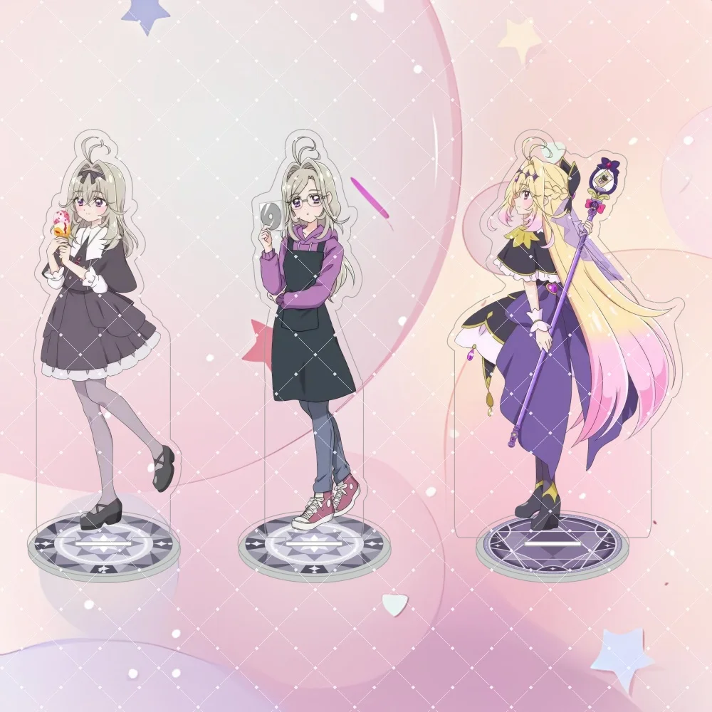 Anime Pretty Cure Acrylic Stand Figure Cute Daifuku Yuki Cat Keychain Cosplay Uniform Model Plate Desk Decor Toy Fans Gift 15cm