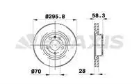 Store code: AE0259 for brake disc mirror OMEGA A OMEGA B sensor