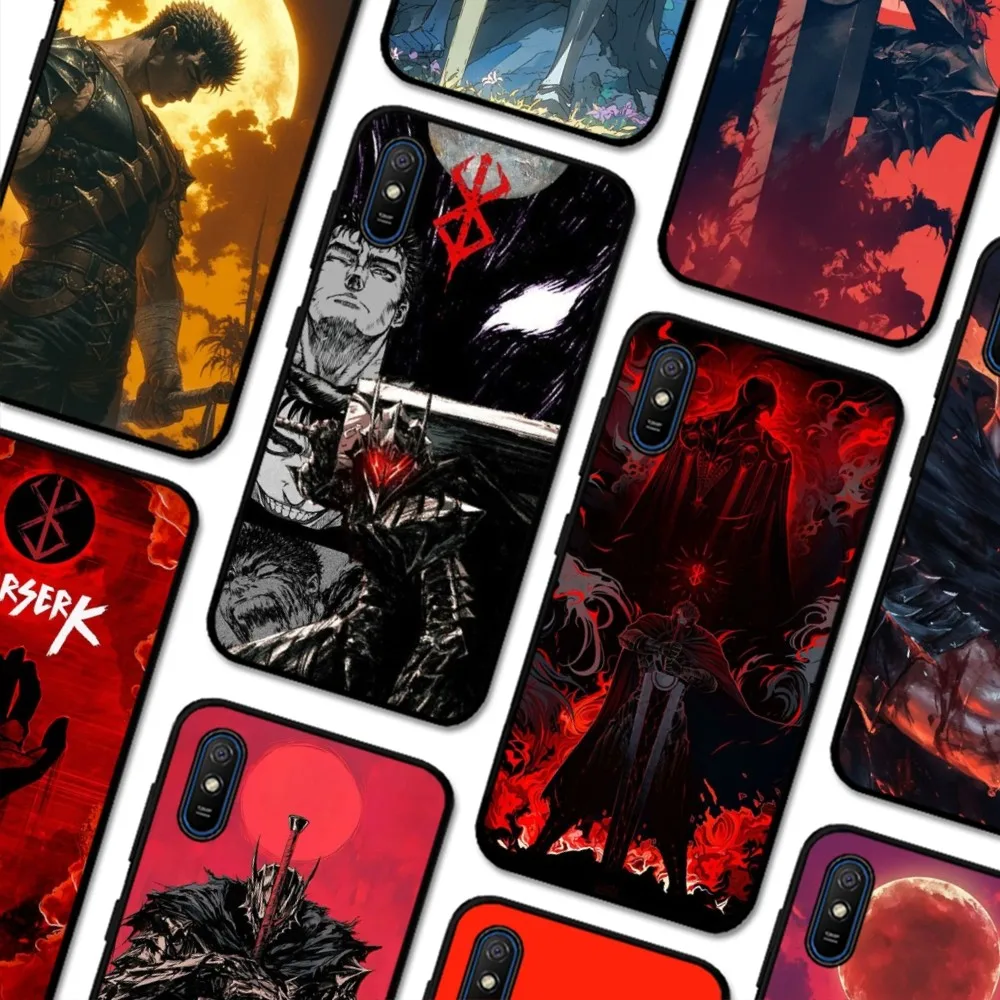 

Japanese Anime B-Berserk Phone Case For Redmi 5 6 7 8 9 10 Plus Pro 6 7 8 9 A GO K20 K30 K40 Pro Plus F3 Fundas