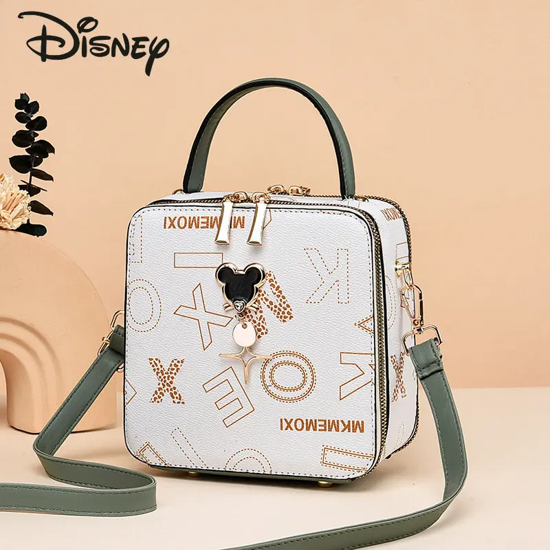 Disney Mickey New Women's Bag Fashion High Quality Women's Handbag Popular on The Internet Versatile Girls' Crossbody Bag