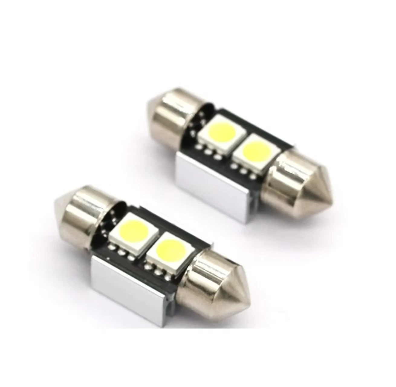 10 pieces 31MM 2SMD 5050 LED Car Interior Light White Auto Dome Festoon Lamp Bulb