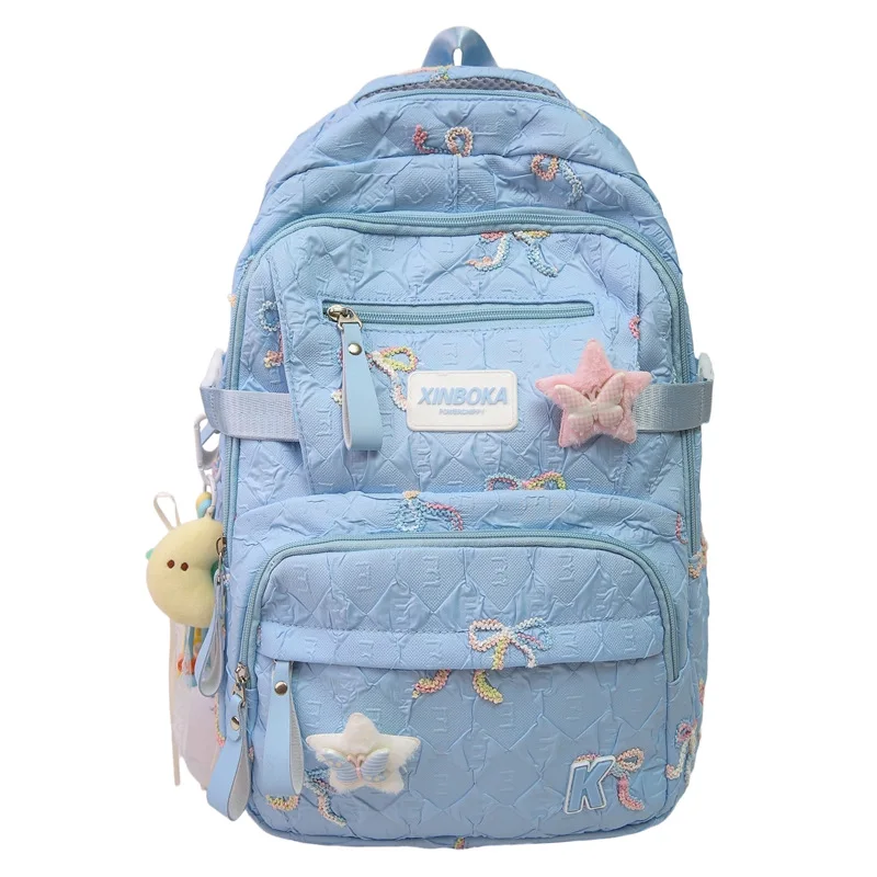 Large Capacity Kids Backpacks for Boy Bow Shaped Cute Backpack Lightweight Cartoon Backpack Travel Backpacks Designer Bags Sac