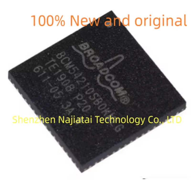 

5PCS/LOT 100% New Original BCM54210SB0KMLG BCM54210 SB0KMLG QFN64 IC Chip