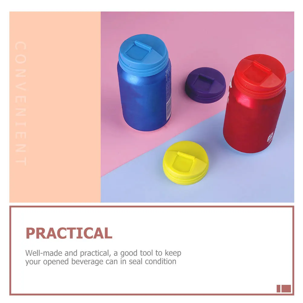 

3Pcs Premium Quality Drink Can Covers Leakproof Reusable Soda Can Lid Protector Beverage Sealer Sealing Lids