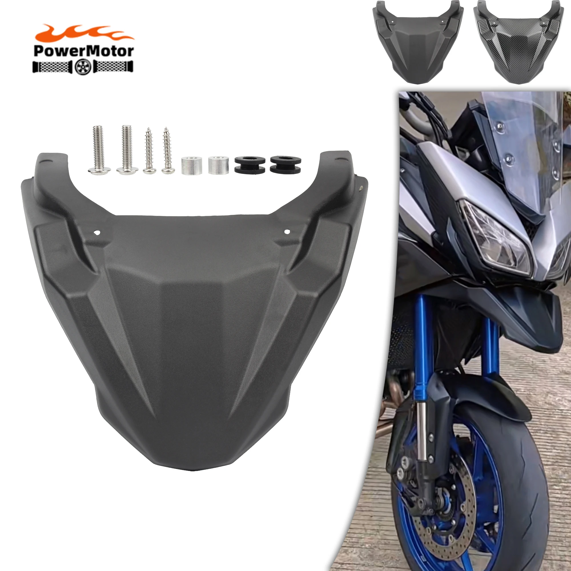 

For Yamaha MT09 Tracer 900 GT FJ09 2015 to 2020 Motorcycle Front Fender Beak Cowl Guard Extension Motocross Modified Accessories
