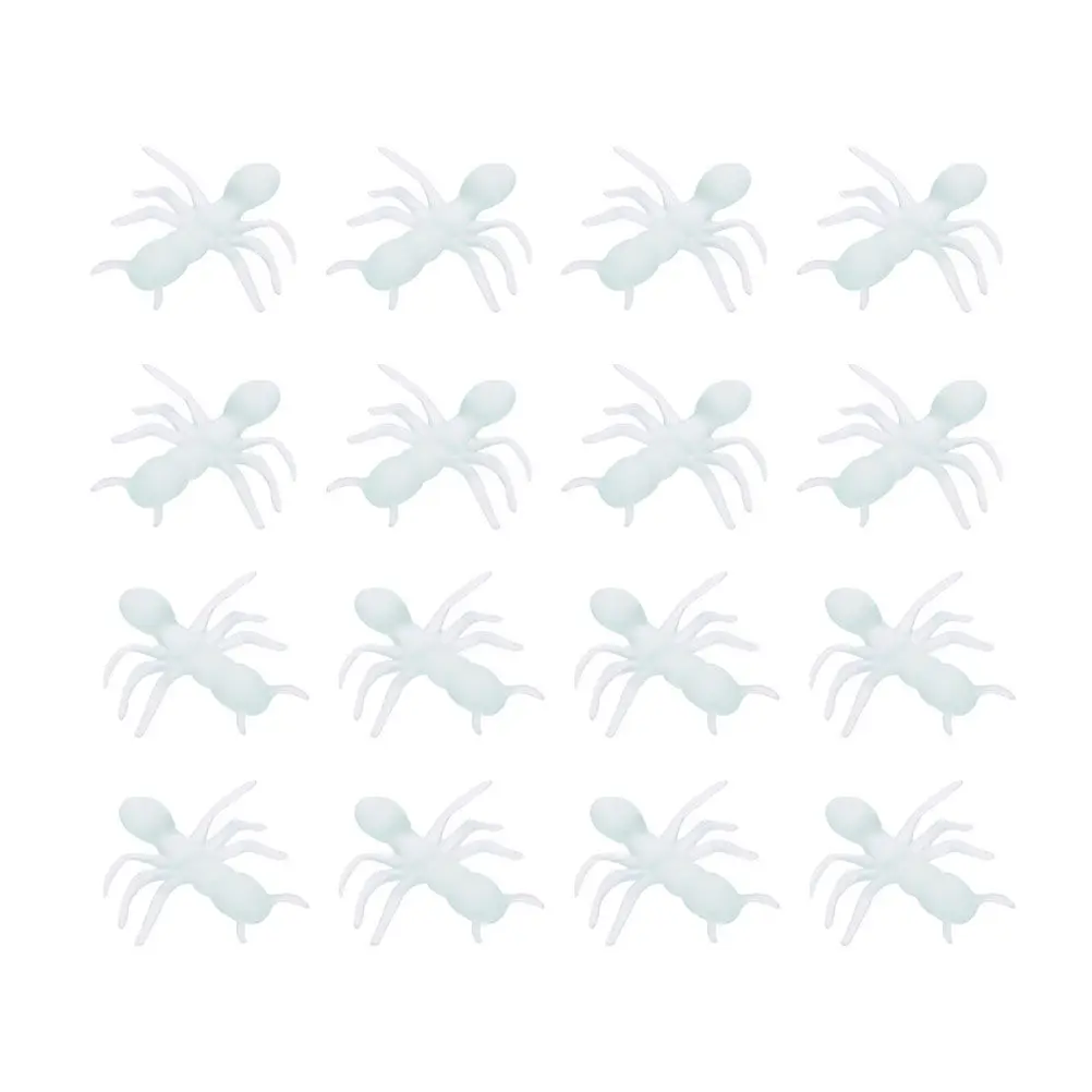 

100Pcs Realistic Glow in The Dark Ants Plastic Fake Ants for Halloween Party Prank Trick Decor Spooky Simulation Ant Dcoer Light