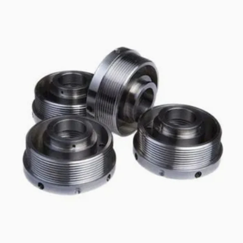 

Stainless steel custom CNC turning precision threaded connecting disc set high-precision perforated rings