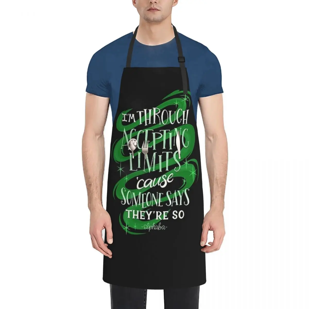 

Custom Kitchen Apron Party Cooking Apron Adult Baking Accessories Waterproof Fabric Printed Cleaning