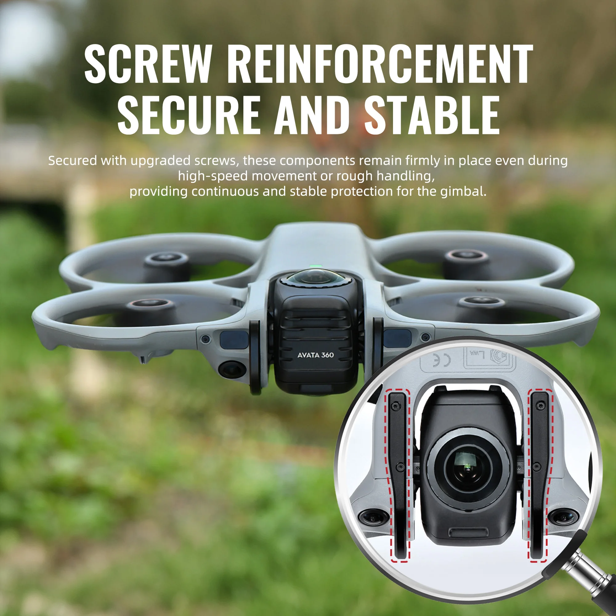 GIMBAL-STOßFÄNGER für DJI Avata 360, Aufprallschutz-Plattform, Blockiert Nicht das Sichtfeld, Drohnen-Zubehör