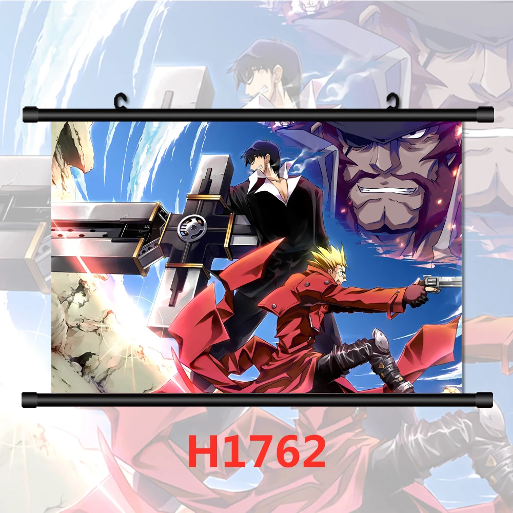 Trigun Vash The Stampede Nicholas D.Wolfwood Animation Wall Art Posters Prints Children Room Decoration Pictures Canvas Painting