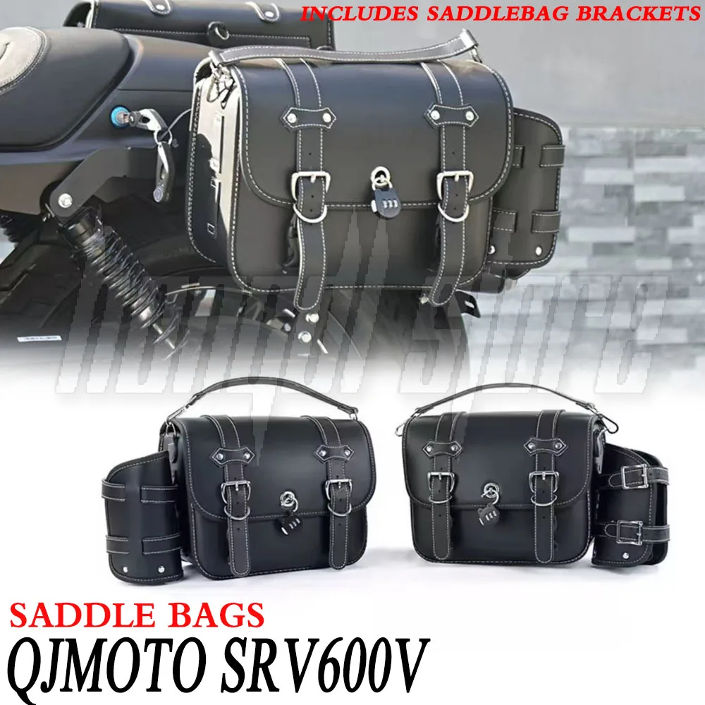 

For QJMOTO SRV600V SRV 600V SRV600 600SRV SRV 600 V Side Bag Canvas Side Bag Waterproof And Durable Motorcycle Modification Acc