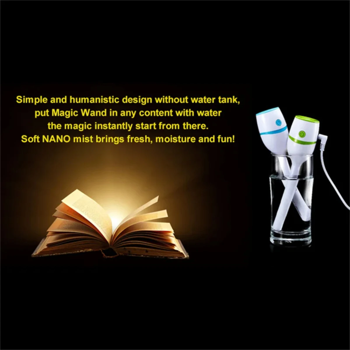 2pcs Mini USB AIR Humidifier แบบพกพา Mist สเปรย์ Soft NANO Maker Fogger Mist Maker กลิ่น Diffusers Difusor ml Humificadores