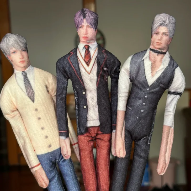 게임 사랑과 깊은 공간 Xavier Zayne Rafayel Sylus Caleb 코스프레 JPG Pushie Slender Twistable Shape 플러시 JPEG Figure Mikkelsen