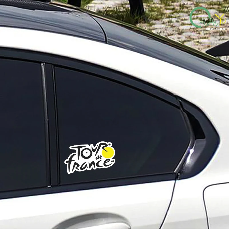 Tour de France logo sticker for road bike and mountain bike, waterproof, personalized helmet view 5