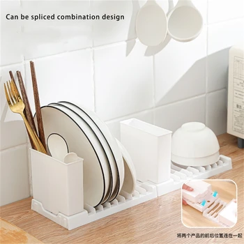 공간 절약 주방 접시 드레이너 건조 랙 컵 홀더 Dropshipping와 주방 용품 