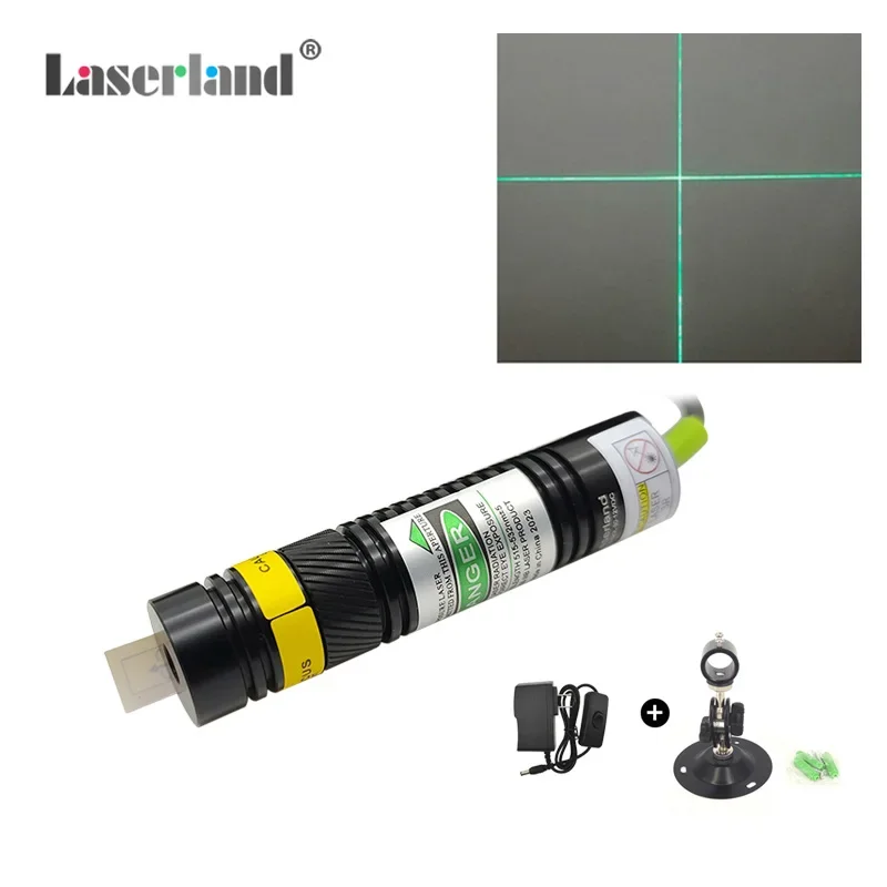 

Green Laser Module Diode Cross Hair for Alignment Sawmill Wood Fabric Cutting Cutter 1668 515nm 30mW 80mW