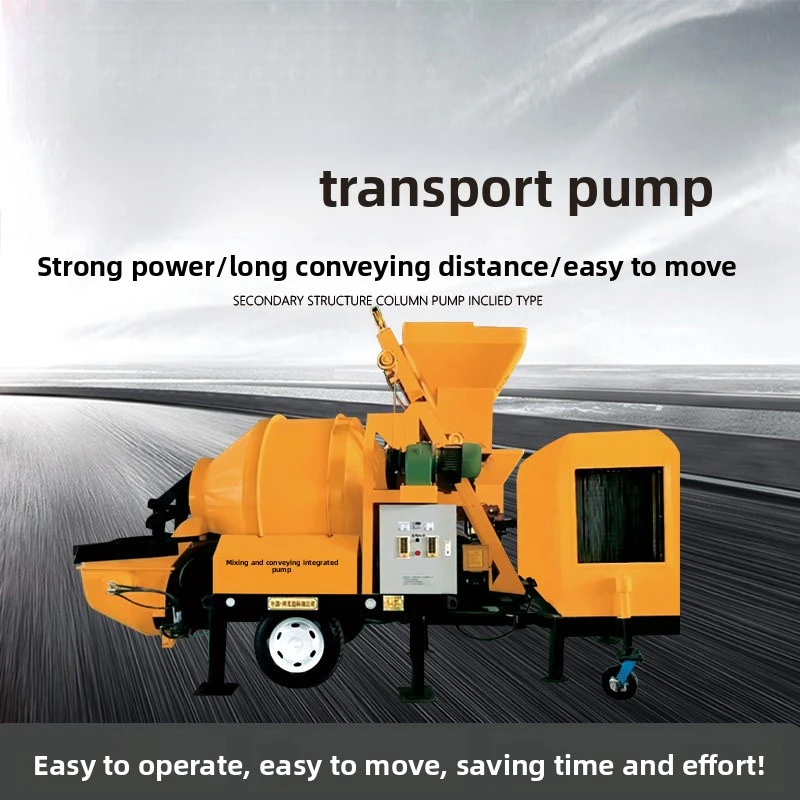 

Large Aggregate Concrete Inclined Horizontal Diesel Electric Pouring Pump High Power Fine Stone Mortar Feeder