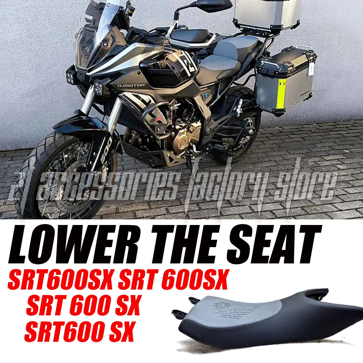 Lower 30mm For SRT600SX SRT 600SX SRT 600 SX SRT600 Motorcycle Seat Lowering Pad Comfort Ride Seat Cushion Heated Seat Cushion
