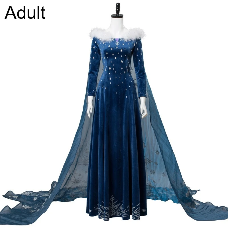 

Frozen Elsa Dress Princess Elsa Cosplay Attire Adult Halloween Party Outfit Cosplay for Carnival Fancy Dress Up Themed Events