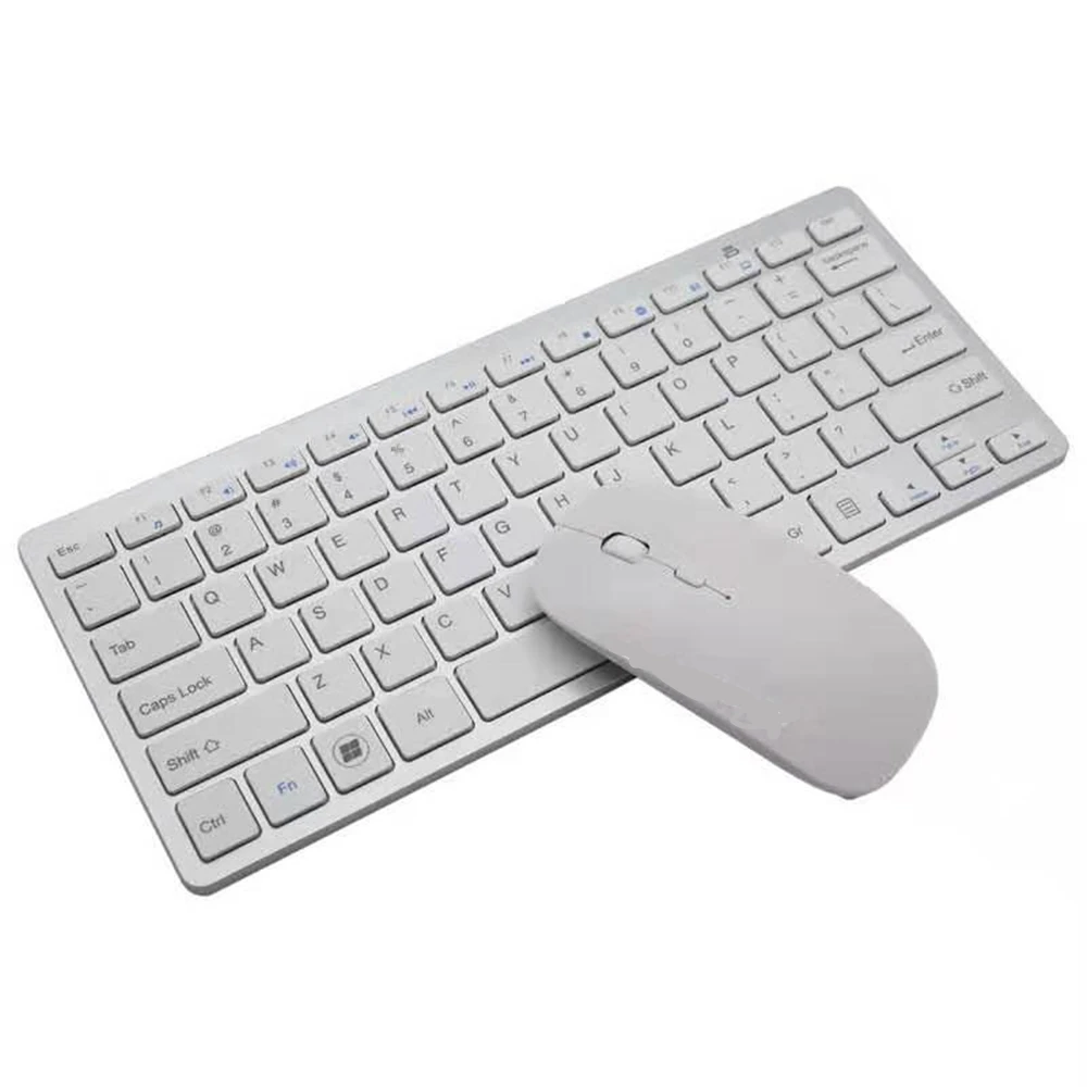 

2.4ghz Wireless Keyboard Set Ultra-Thin Compact Portable Keyboard Mouse for PC Desktop Computer Notebook Windows Xp / Vista