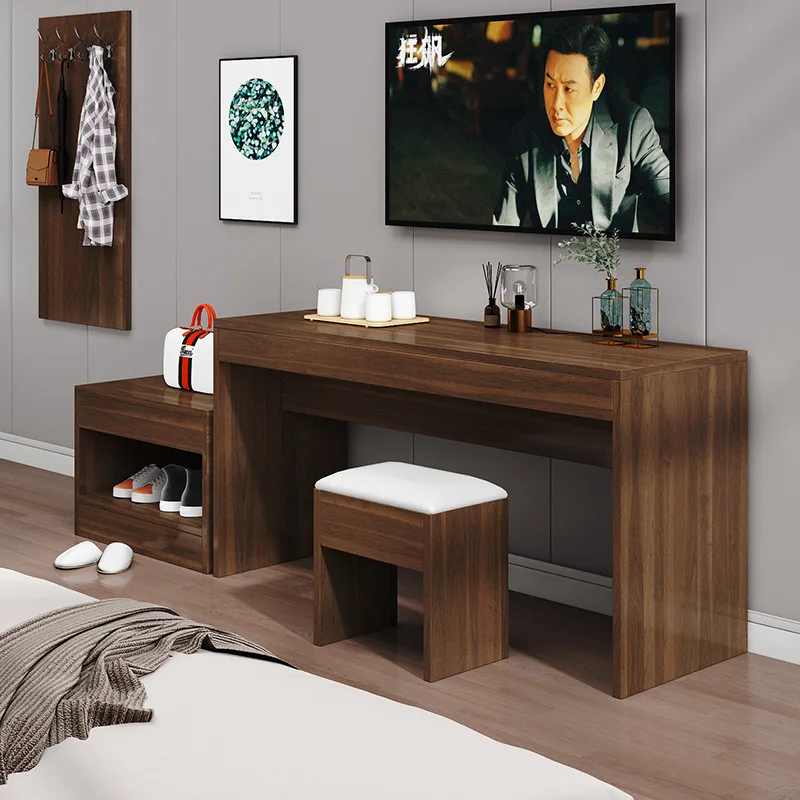 TV cabinet standard room hotel full set hotel luggage room special simple apartment bed and breakfast furniture combination