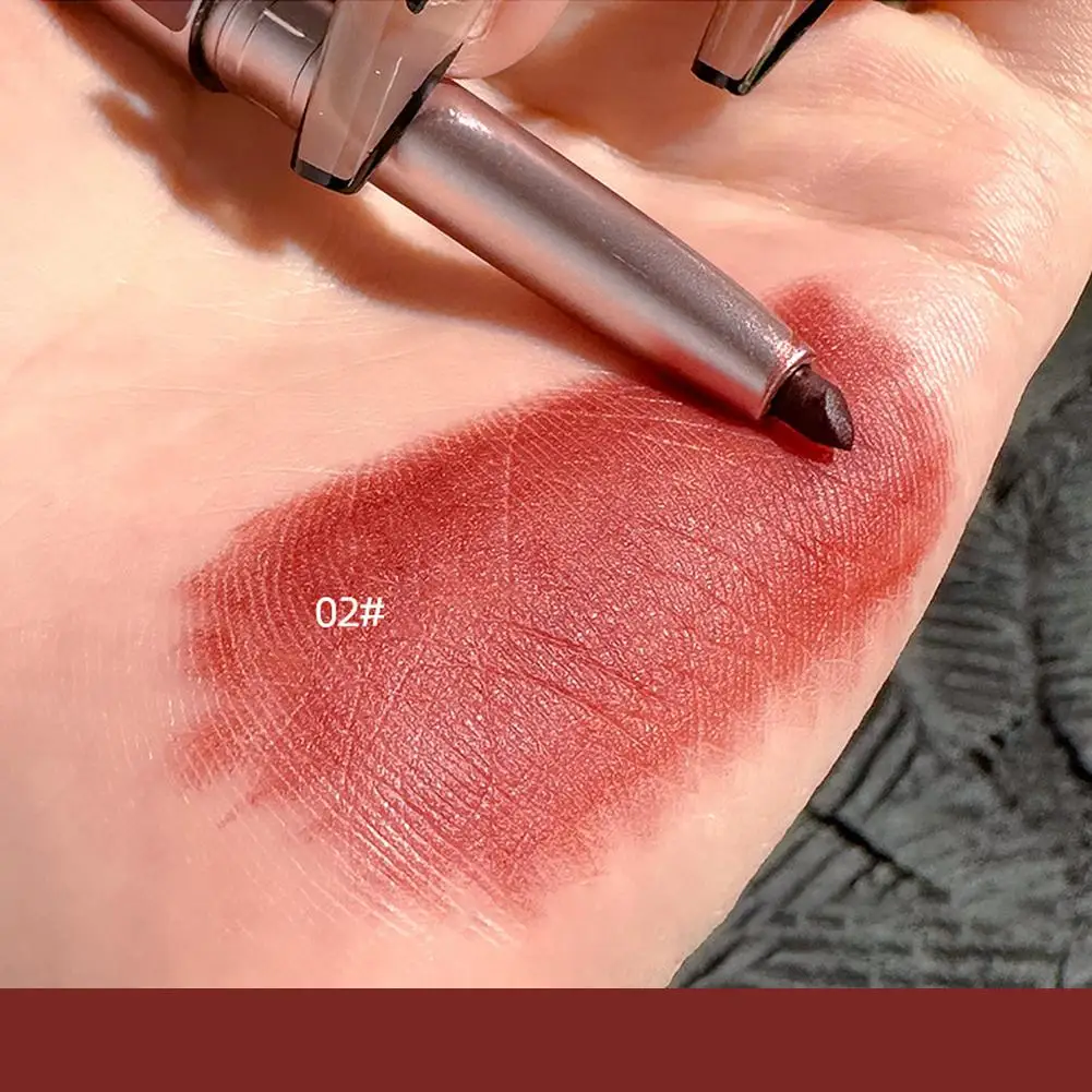 Ruota Lipliner Impermeabile Duraturo Idratante Matita opaca Penna per contorno Cosmetici affascinanti Rossetto Lip Liner Labbra Linea Ou H8M3