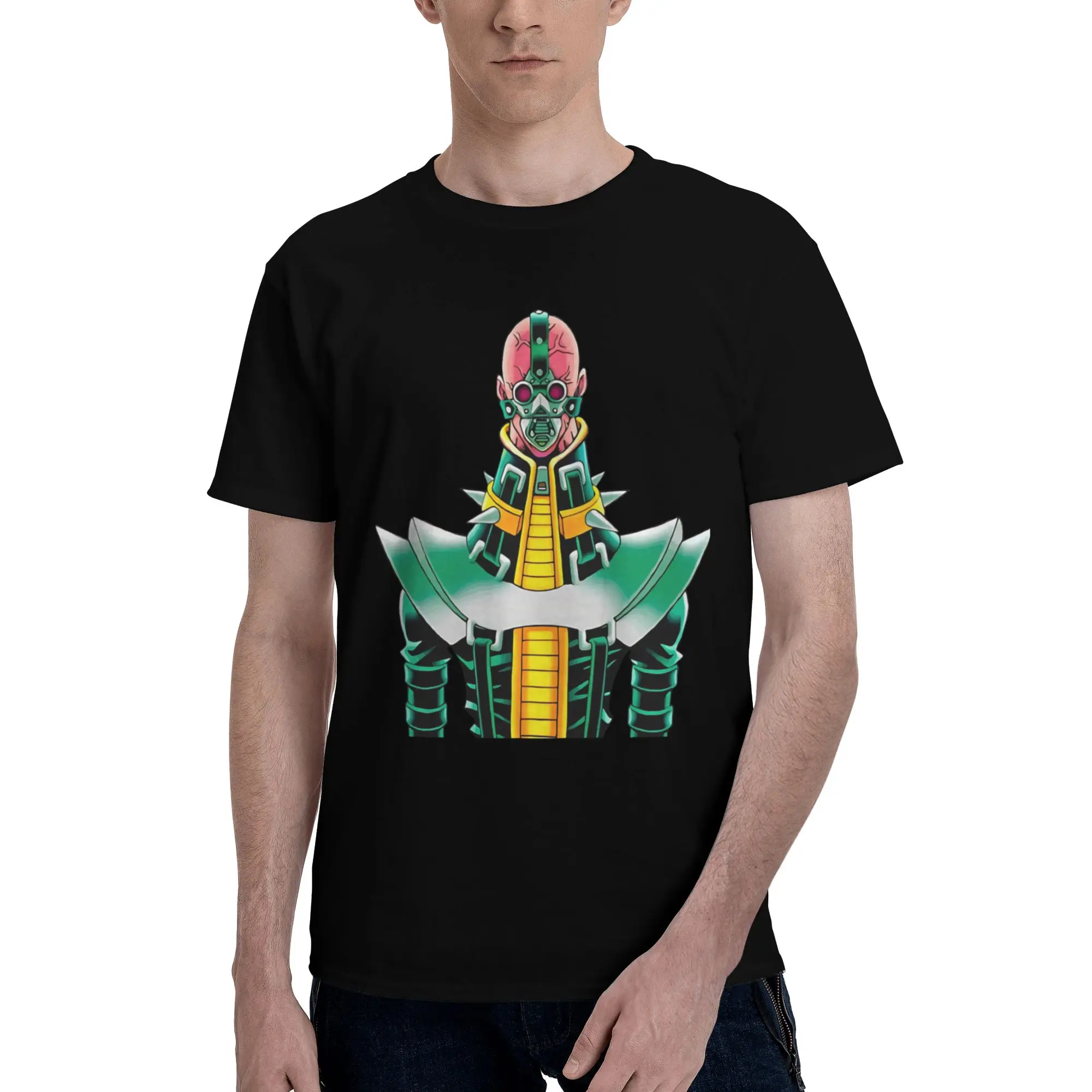 Camisetas Jinzo para hombre, camiseta Yu Gi Oh Awesome, camiseta de manga corta con cuello redondo, ropa de verano de algodón, camiseta