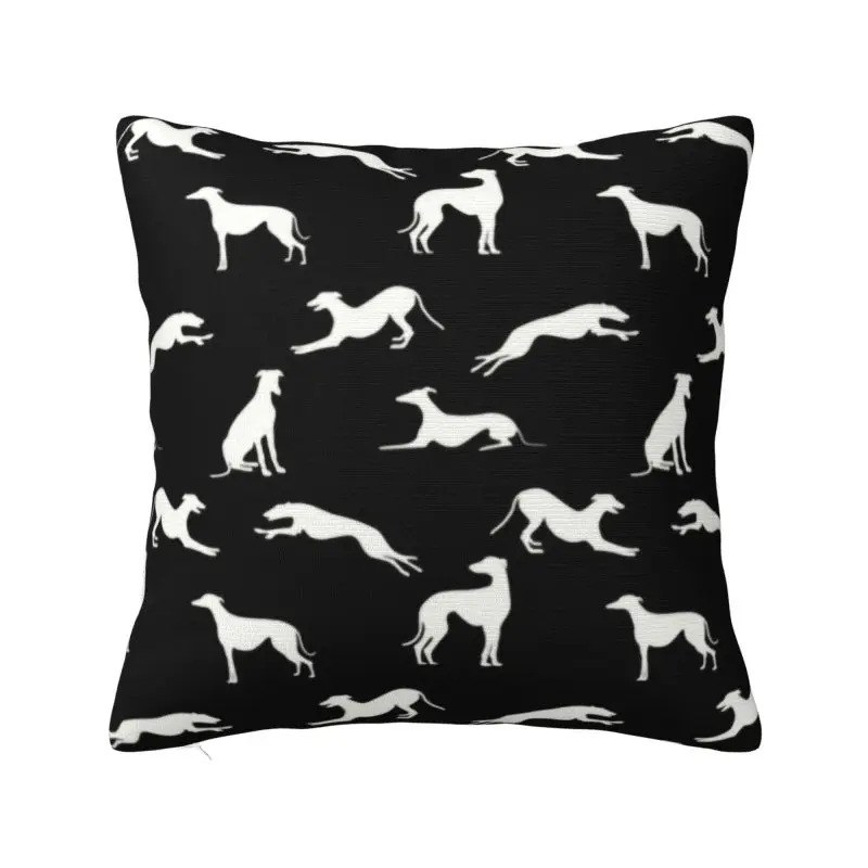 Greyt Greyhound Silhouettes Nordic Throw Pillow Cover Decoracion Salon Case Whippet Sighthound Dog Cushion