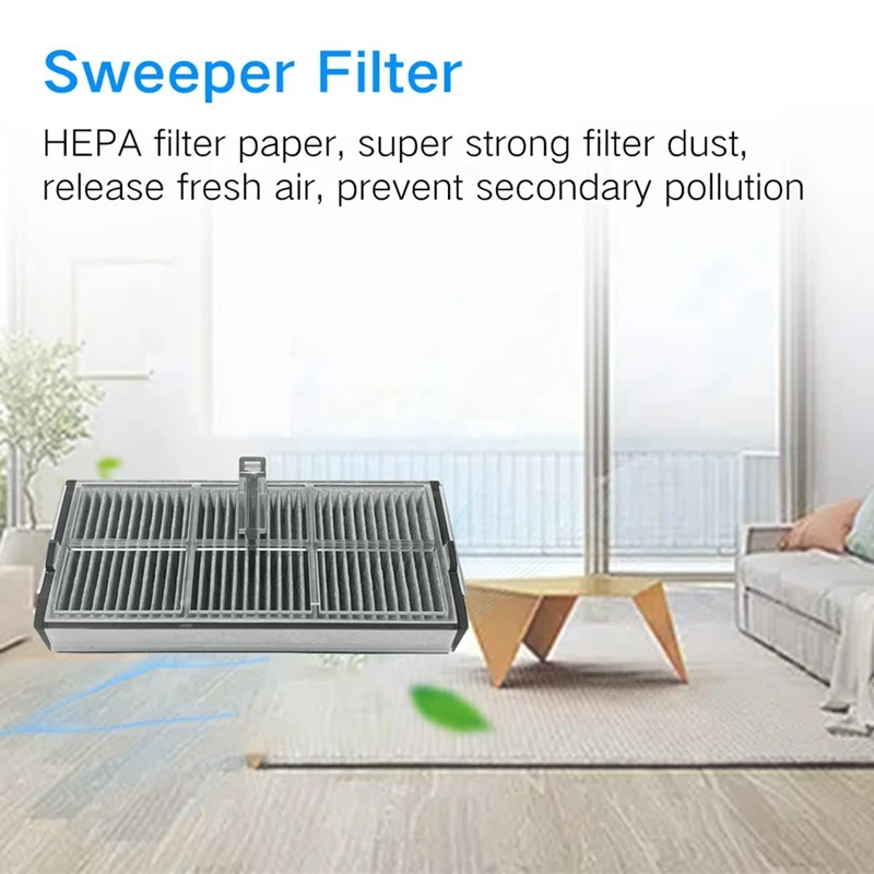 HEPA Filter For Dreame Master One/Master Pro / X30pro Ultra X30pro Plus Robot Vacuums Replacement Parts 10Piece