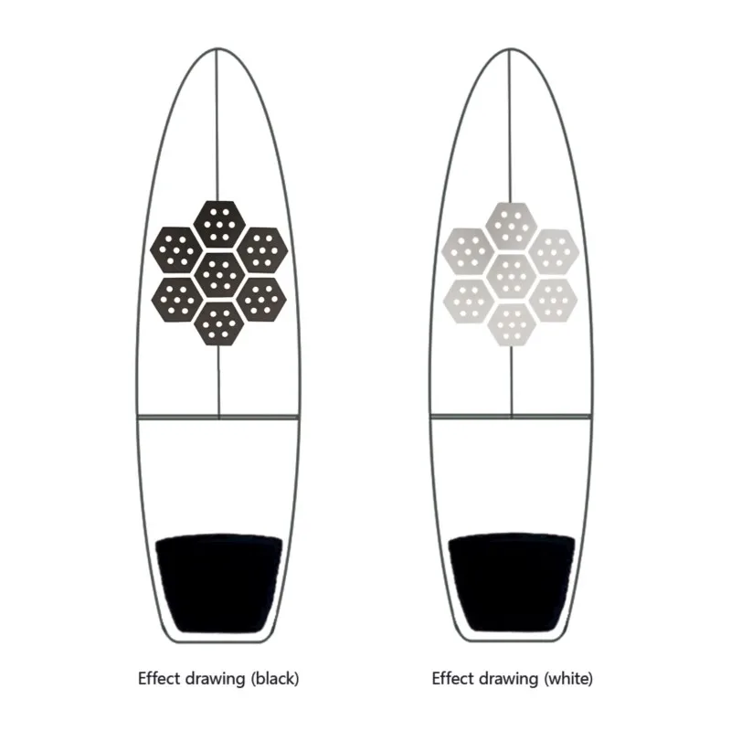 Versatile Surf Balance Accessory Combo, Jet Ski Throttle Grip Enhancer With Black White EVA Waterproof Anti-Slip Sheets - view 5
