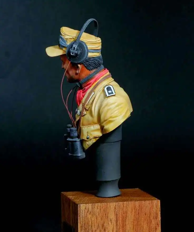 military armored corps lieutenant Germany and Africa Collectible Unassembled Sculpture for Hobbyists