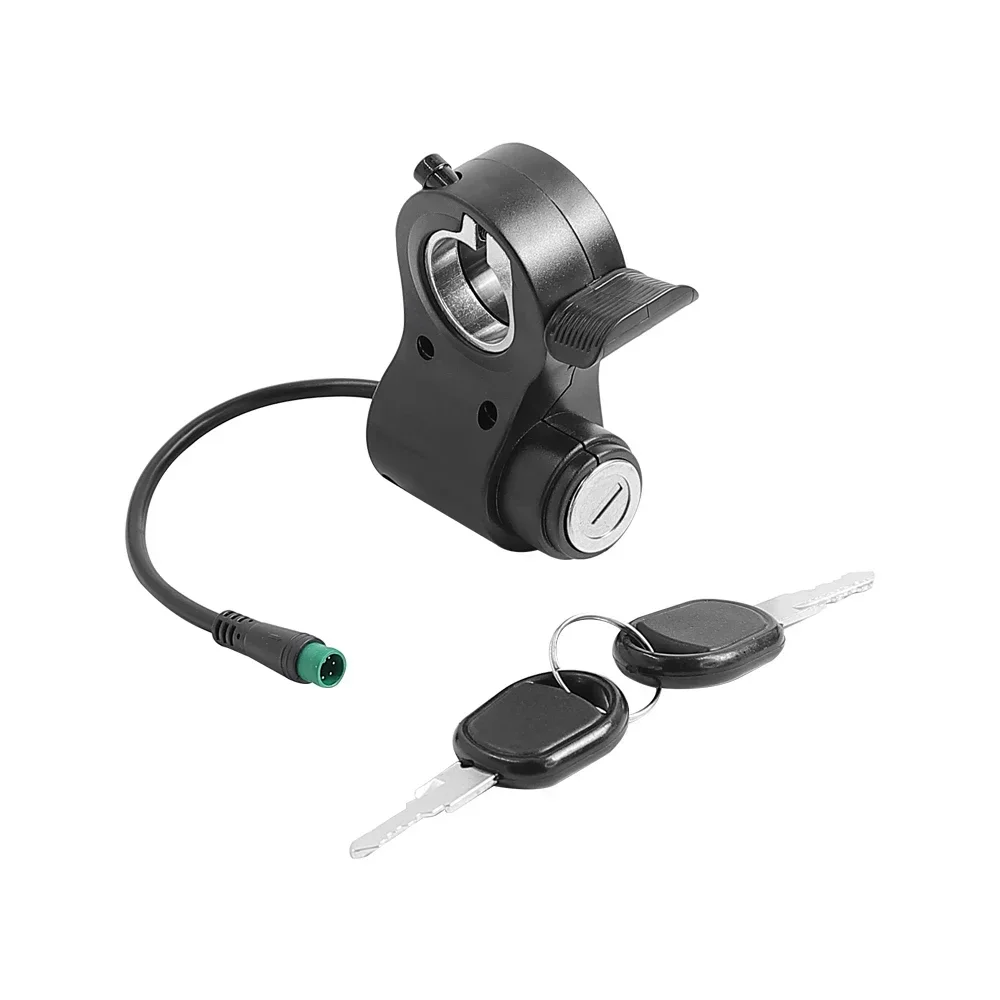 Acceleratore con serratura elettrica con chiave 5pin per Kukirin G2 Max/G2 Pro Scooter elettrico Velocità acceleratore Hall Acceleratore Interruttore Blocco parte