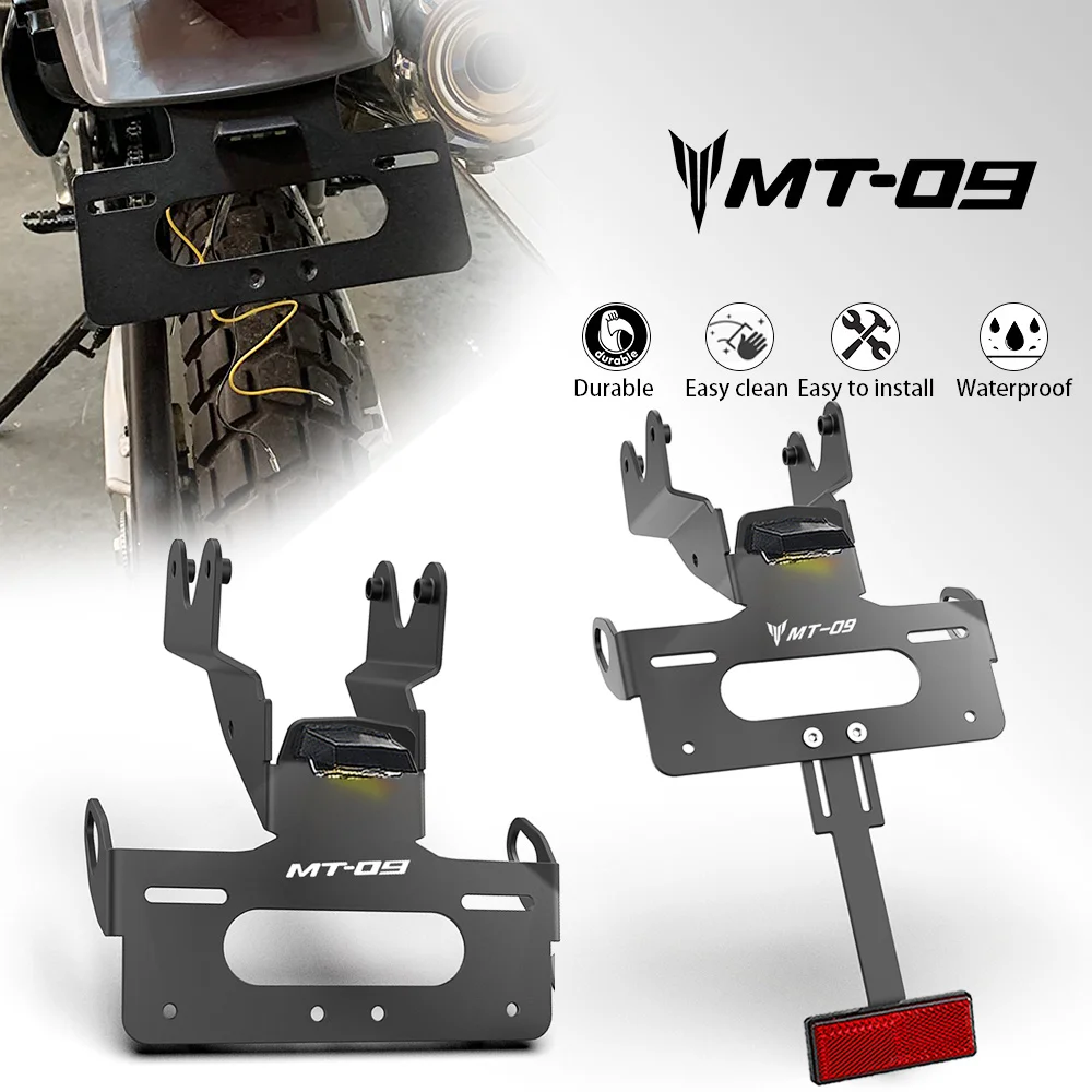 

For YAMAHA MT-09 MT 09 SP 2024 2025 2026 New Motorcycle License Plate Holder Bracket Rear Tail Tidy Fender Eliminator Kit MT09