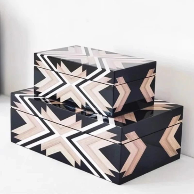 

Creative Jewelry Box Women Necklaces Earring Organizer Storage Box Portable Retro Jewellery Boxes Ring Display Case Containers